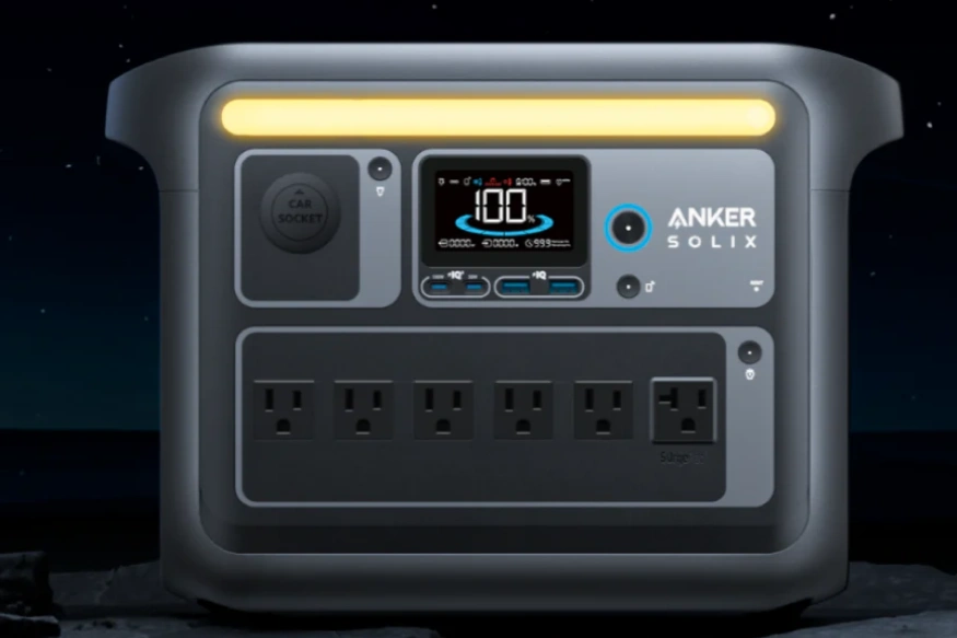 Anker SOLIX Portable Power Station - Front View